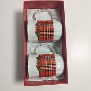 🌟SALE! New Royal Elfeda Porcelain Christmas mugs